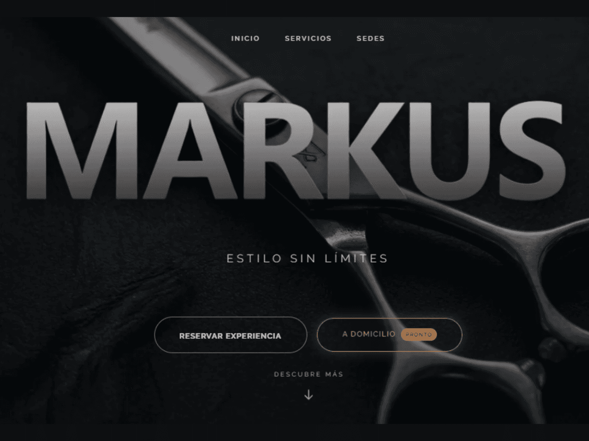 Dashboard de Markus Barbería